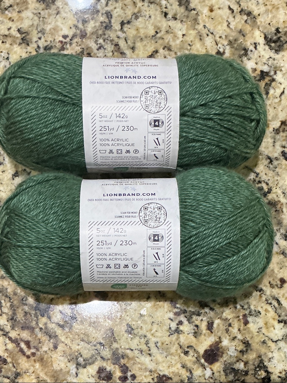 Lion Brand Heartland Yarn in Rocky Mountains - 2 Skeins - Picture 3 of 8